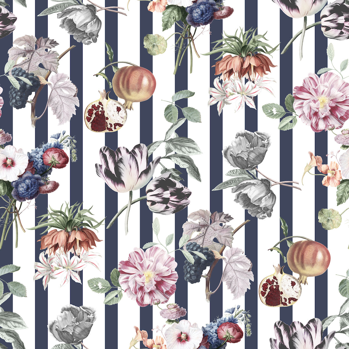 Champetres | Peel and Stick | Fabric Wallpaper