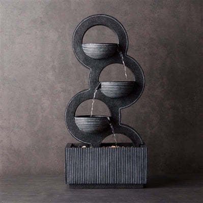 Modern Waterfall Garden Fountain