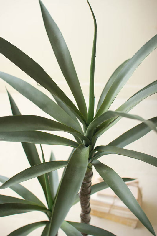 Artificial Green Plant with Faux Terracotta Pot | 45"