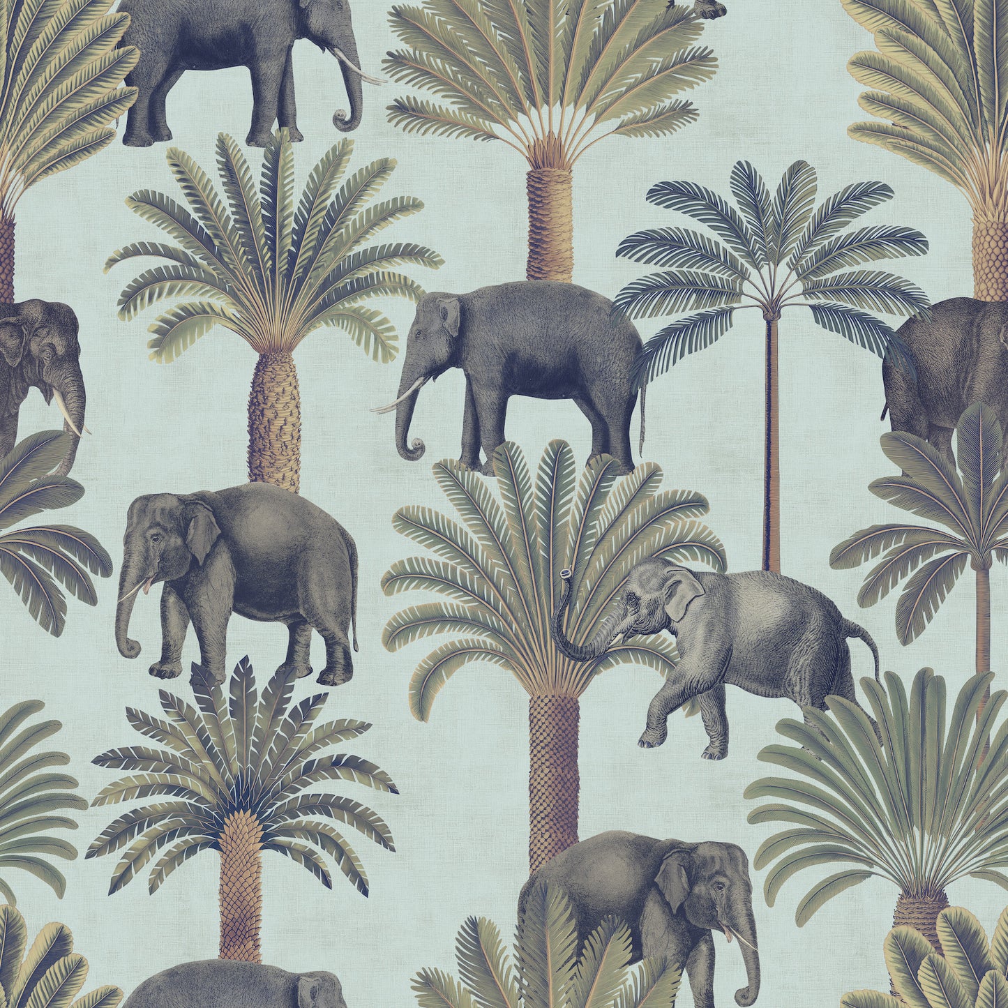 Palm Grove | Luxe Traditional Wallpaper