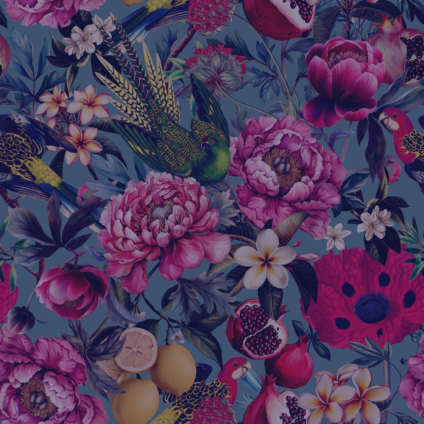 Velvet Peony | Luxe Traditional Wallpaper
