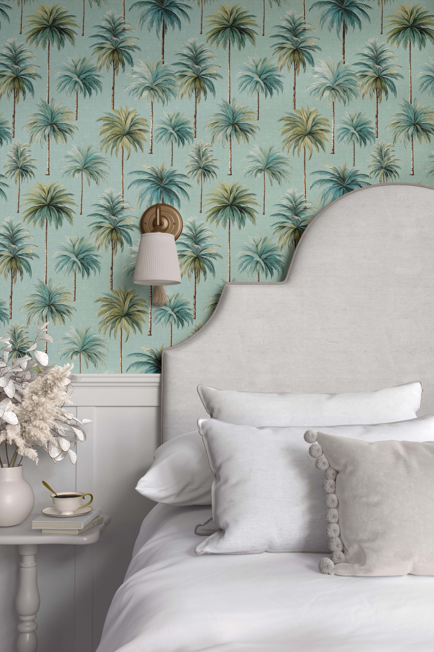 Palm Resorts | Luxe Traditional Wallpaper