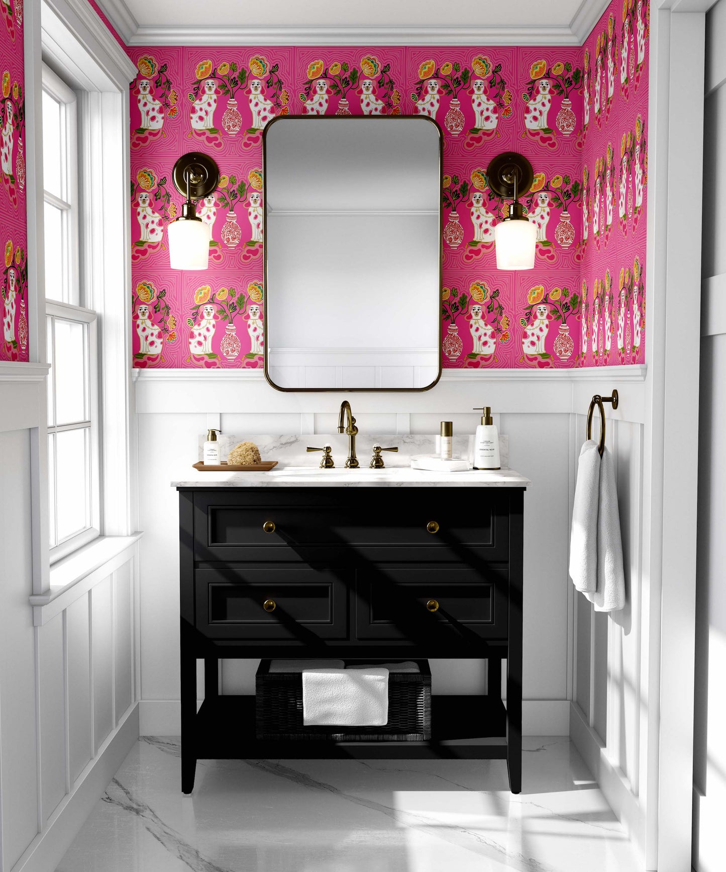 Staffordshire | Peel & Stick | Fabric Wallpaper