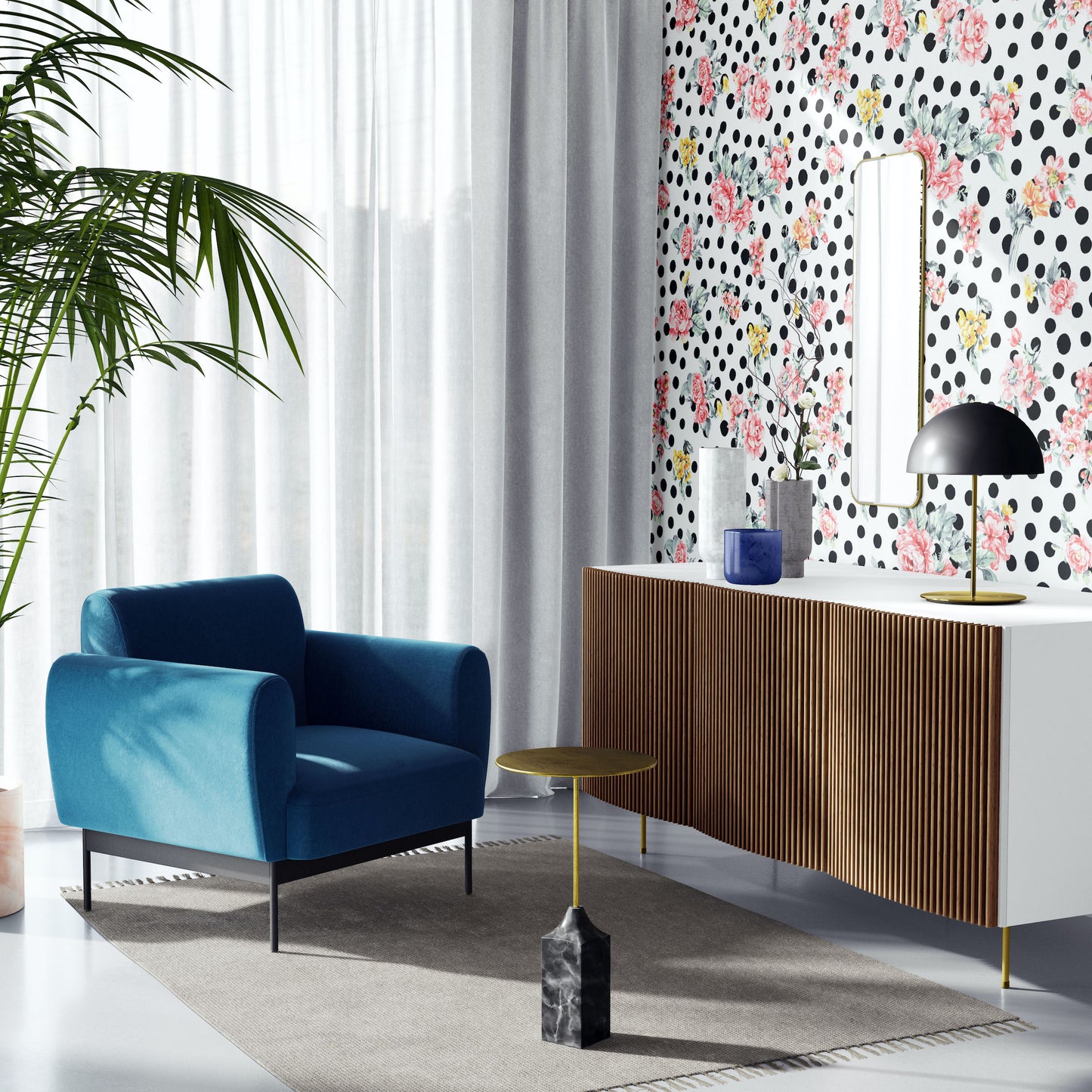 Fashion Fleur | Commercial Type II Wallpaper
