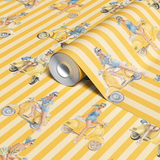 Vespa Gangster | Commercial Type ll Wallpaper