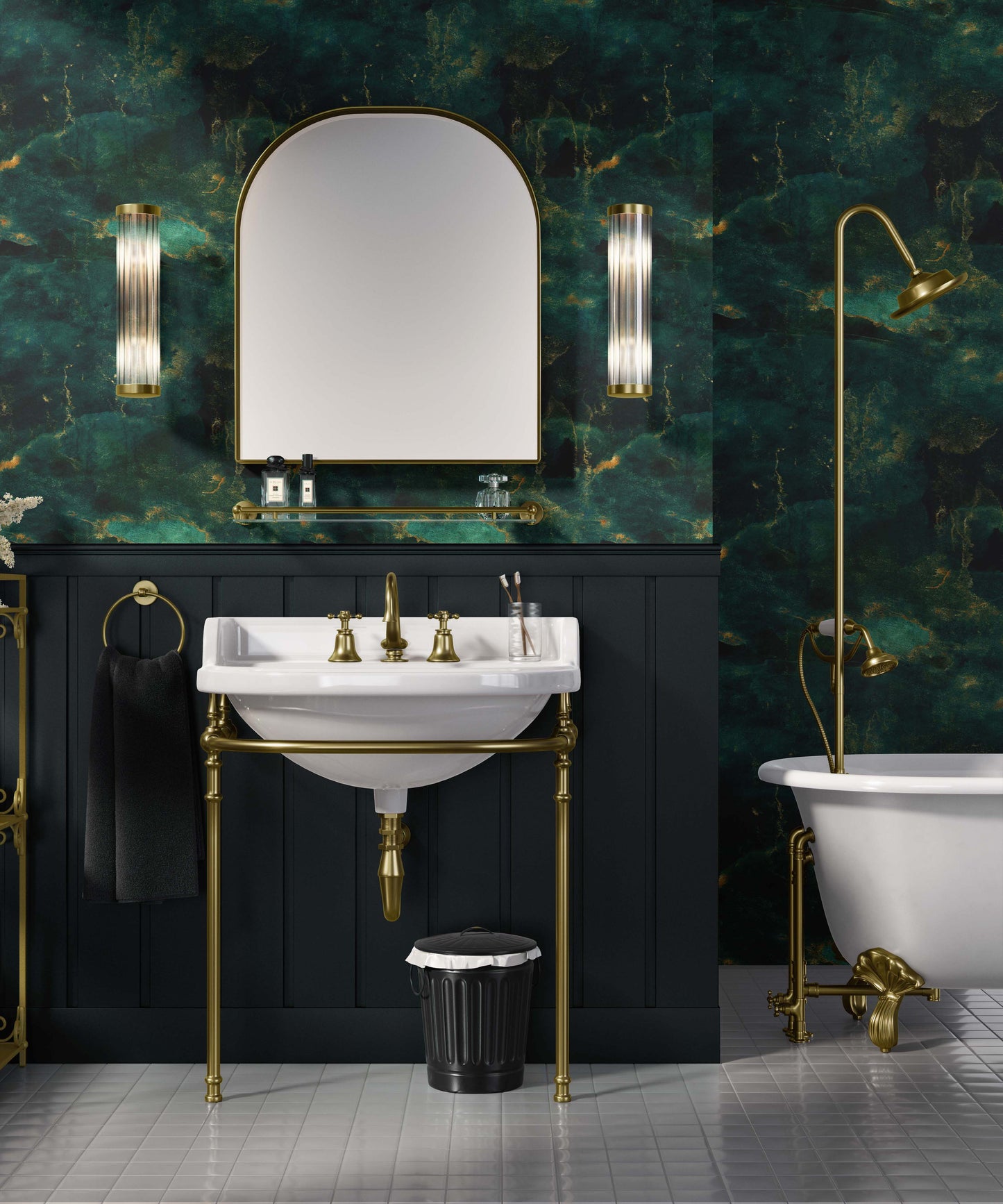 Luxe Marble Cave | Pre-Pasted Wallpaper