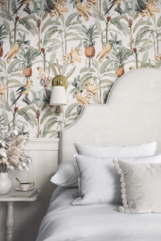 Tropical Sunshine | Luxe Traditional Wallpaper