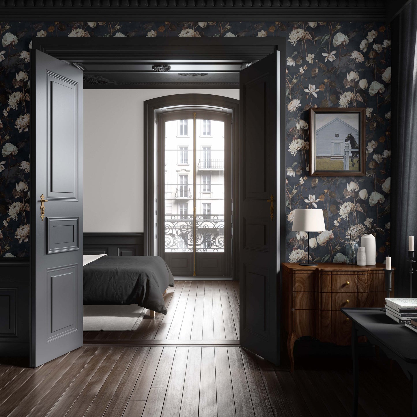 Poise | Luxe Traditional Wallpaper