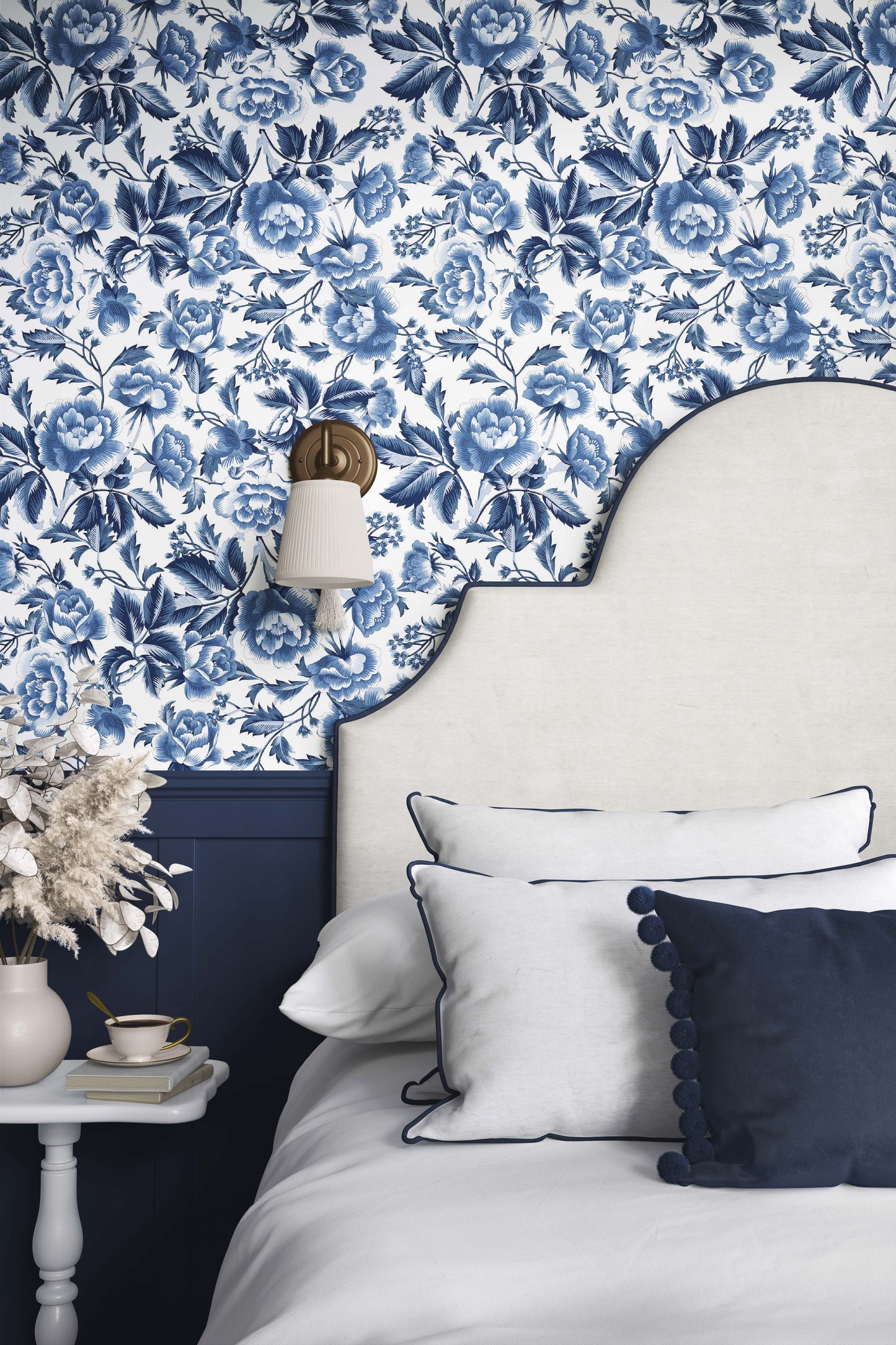 Denim Roses | Commercial Type II Wallpaper