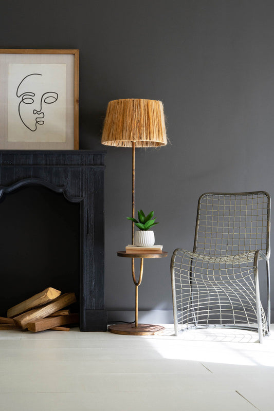 Distressed Industrial Metal Chair