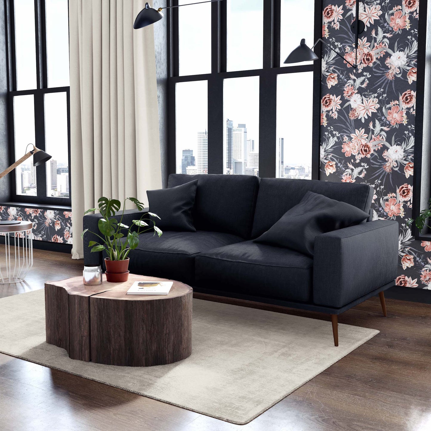 Montana | Peel and Stick | Fabric Wallpaper