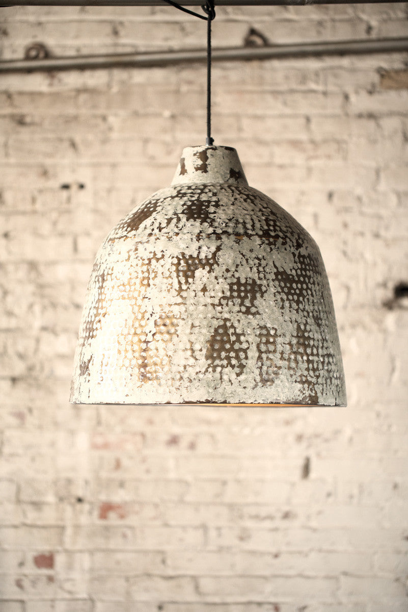 Rustic Metal Pendant Light