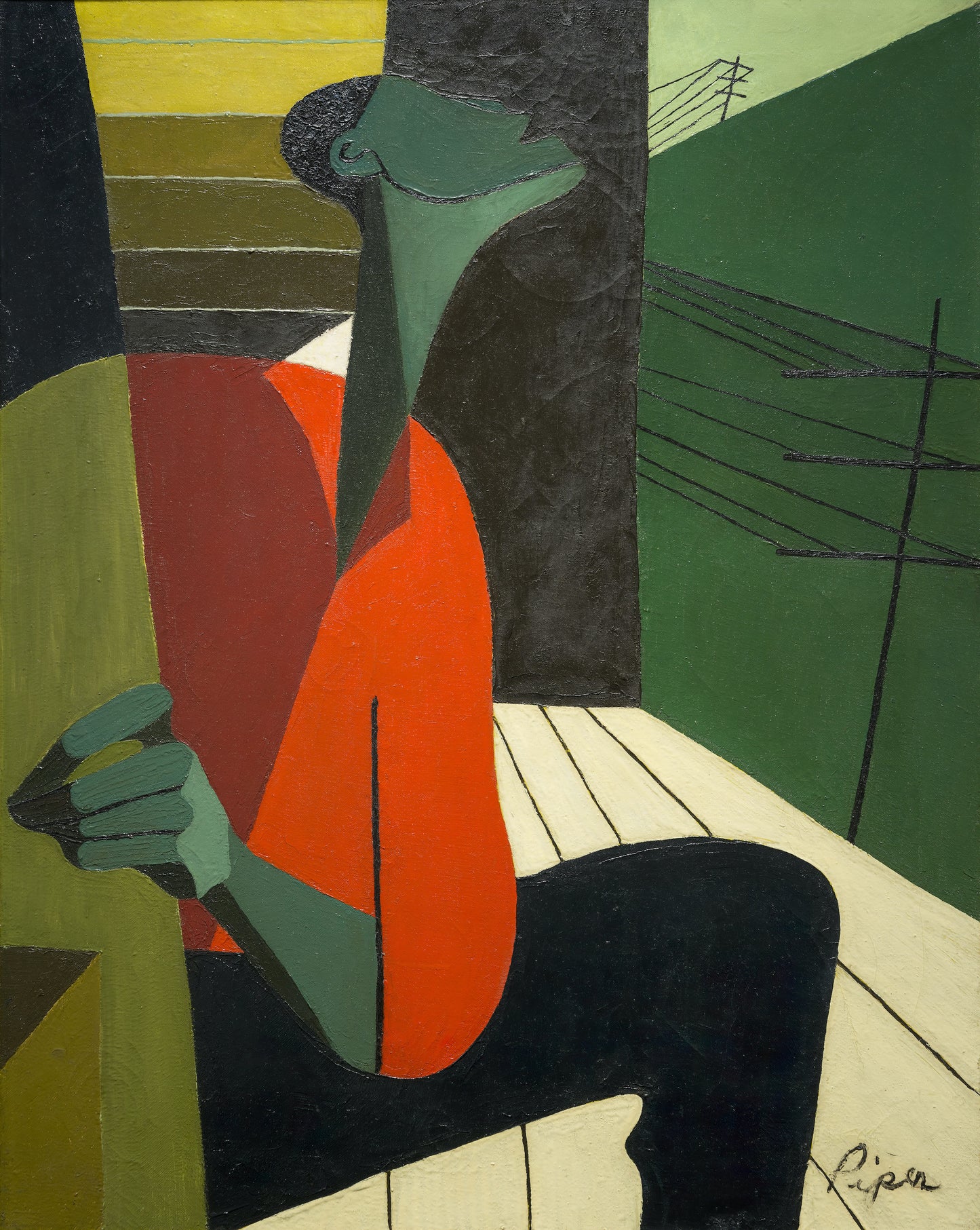 rose piper slow down freight train fine art museum print