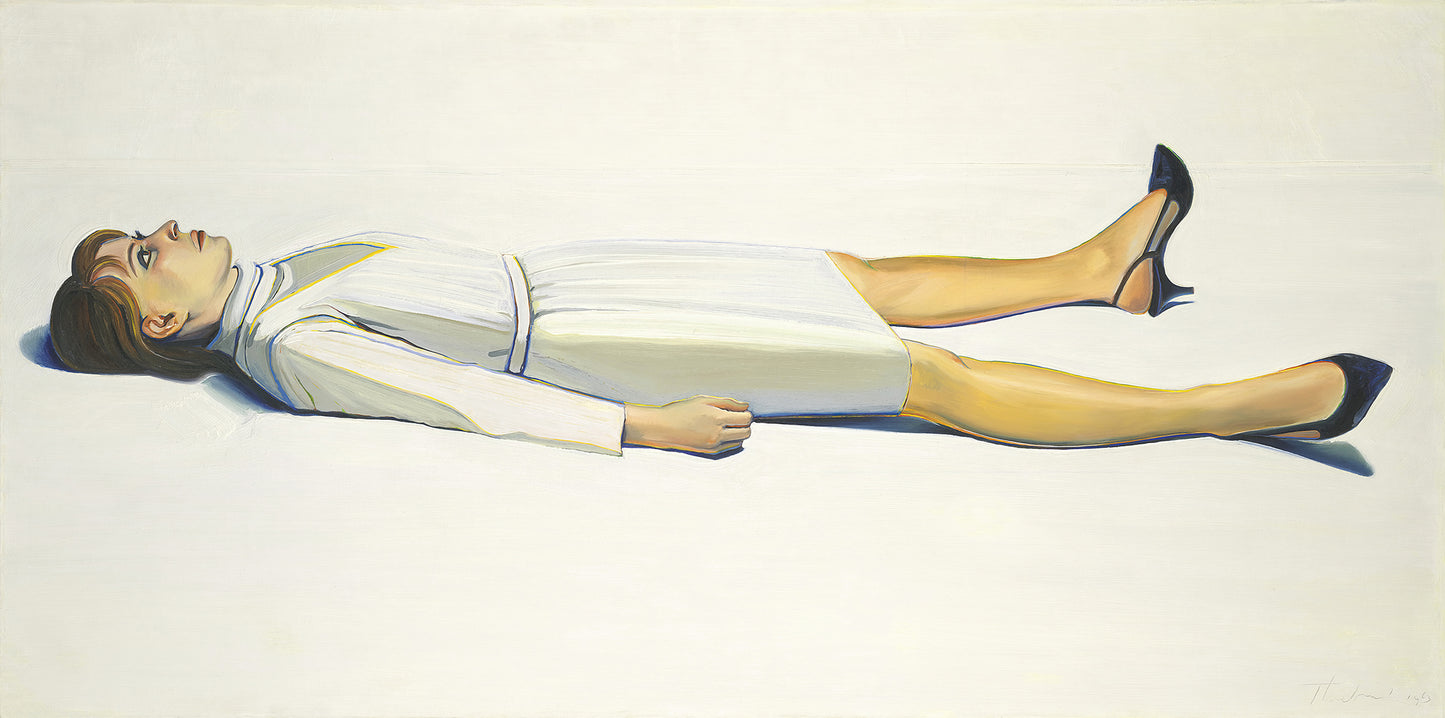 wayne thieabud a supine woman fine art museum print