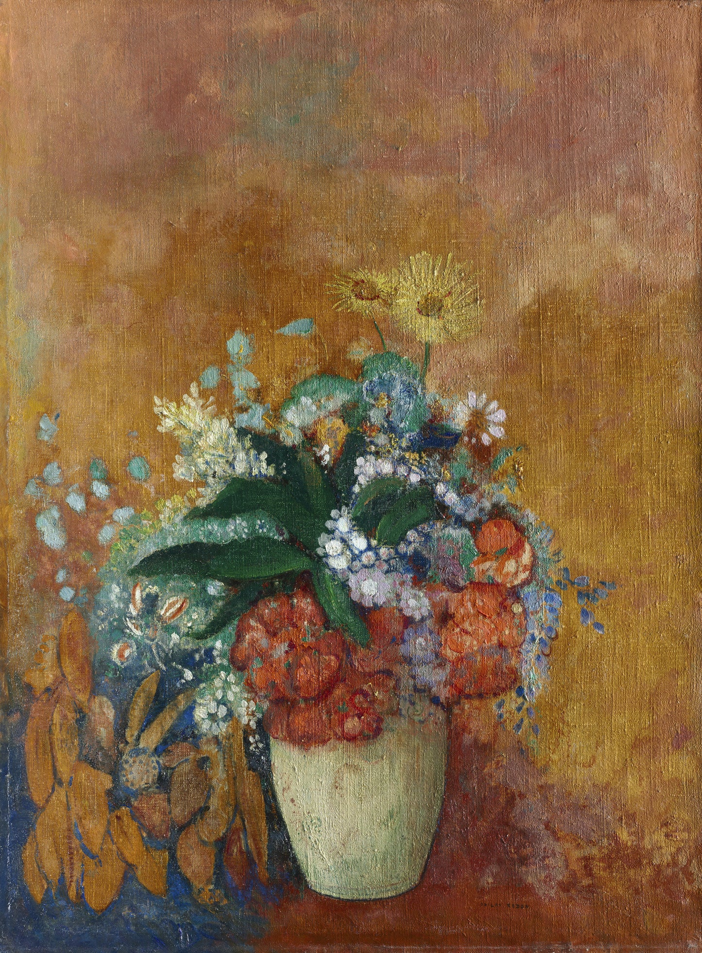 odilon redon vase of flowers fine art museum print