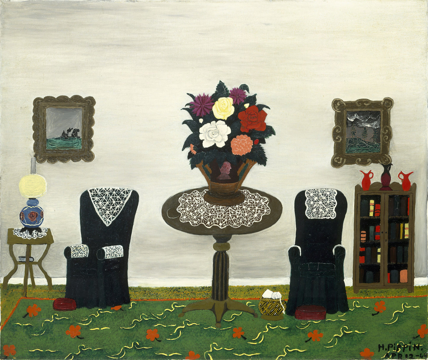 horace pippin victorian interior fine art museum print