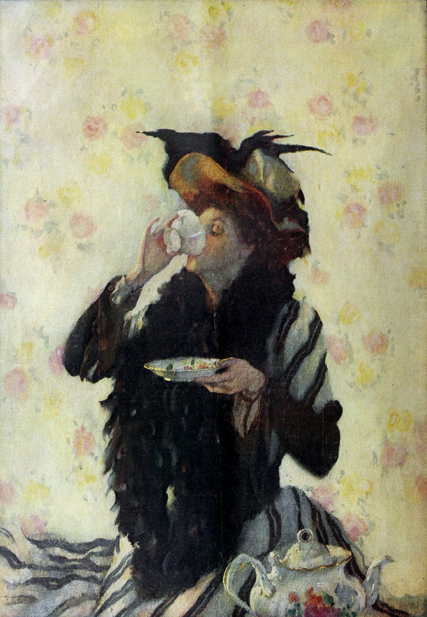 lilian westcott hale a cup of tea fine art museum print