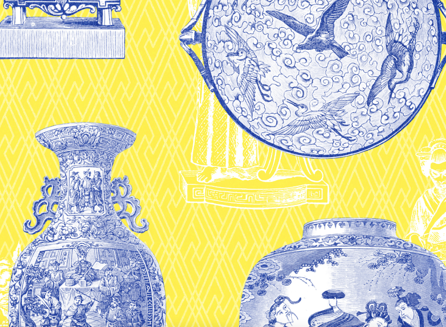 Emporium | Peel and Stick | Fabric Wallpaper