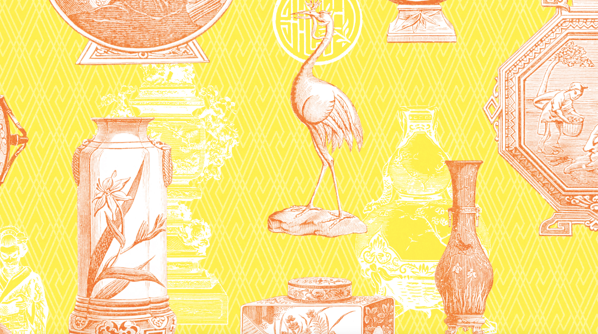 Emporium | Peel and Stick | Fabric Wallpaper