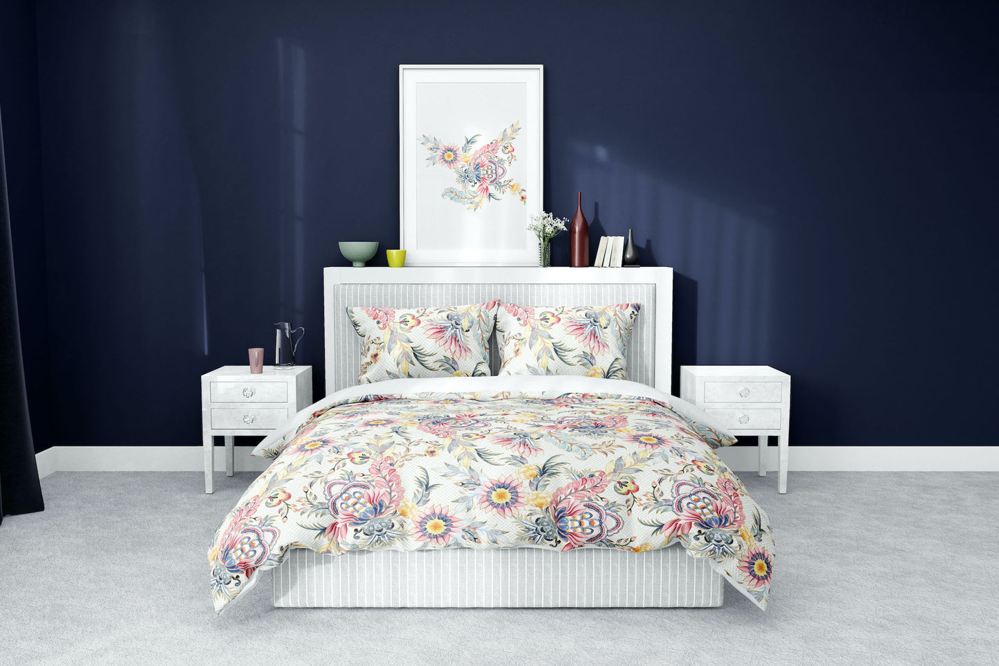 victorian calico cotton bedding duvet