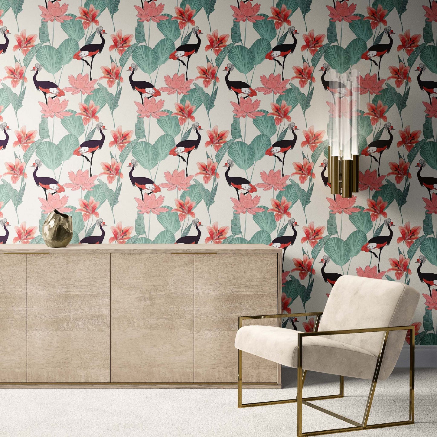 Crowned Crane | Commercial Type-II Wallpaper