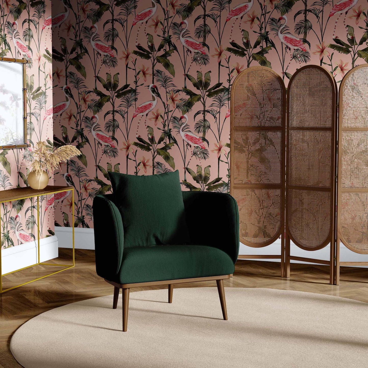 Summer Flamingo | Pre-Pasted Wallpaper