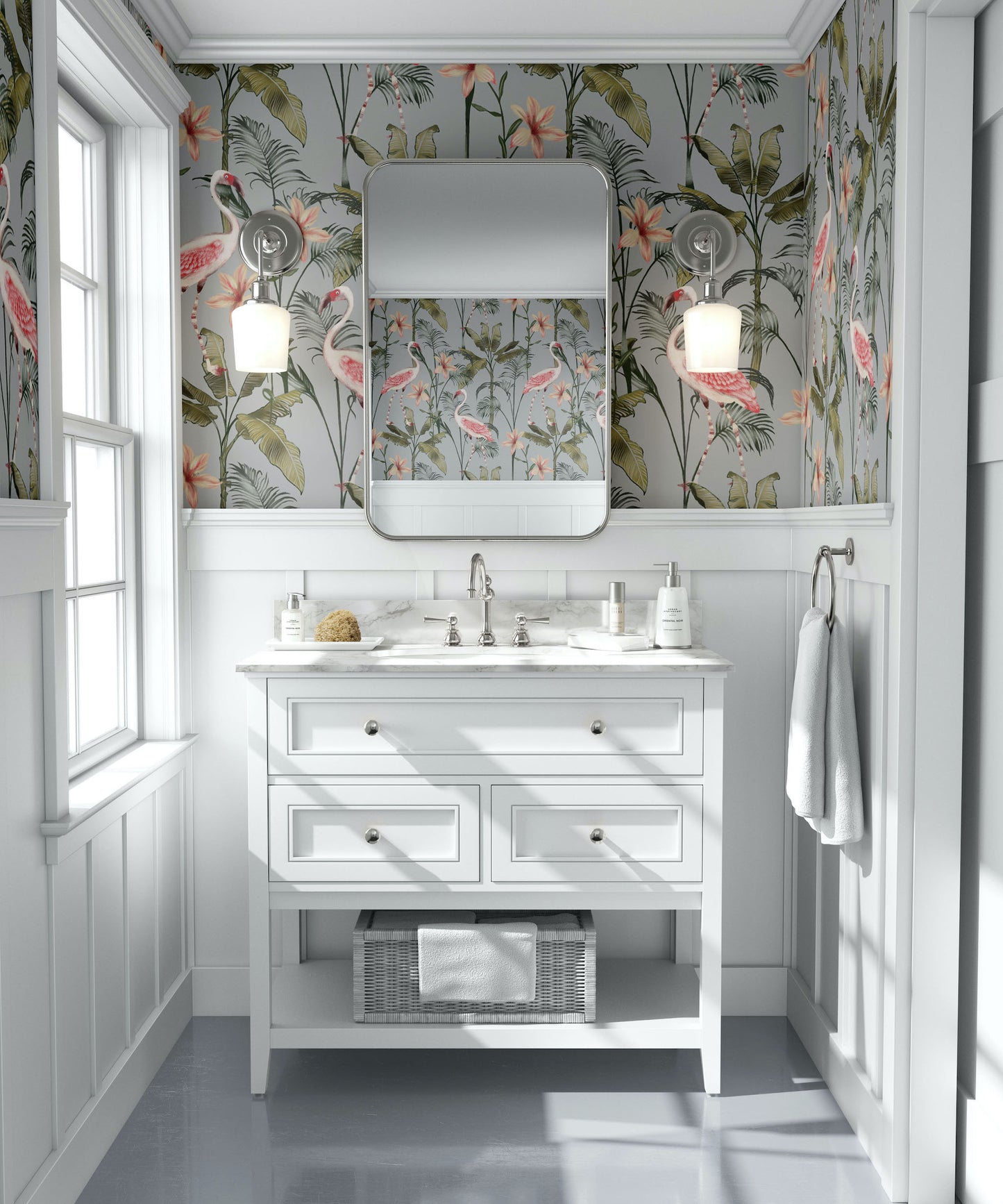 Summer Flamingo | Pre-Pasted Wallpaper