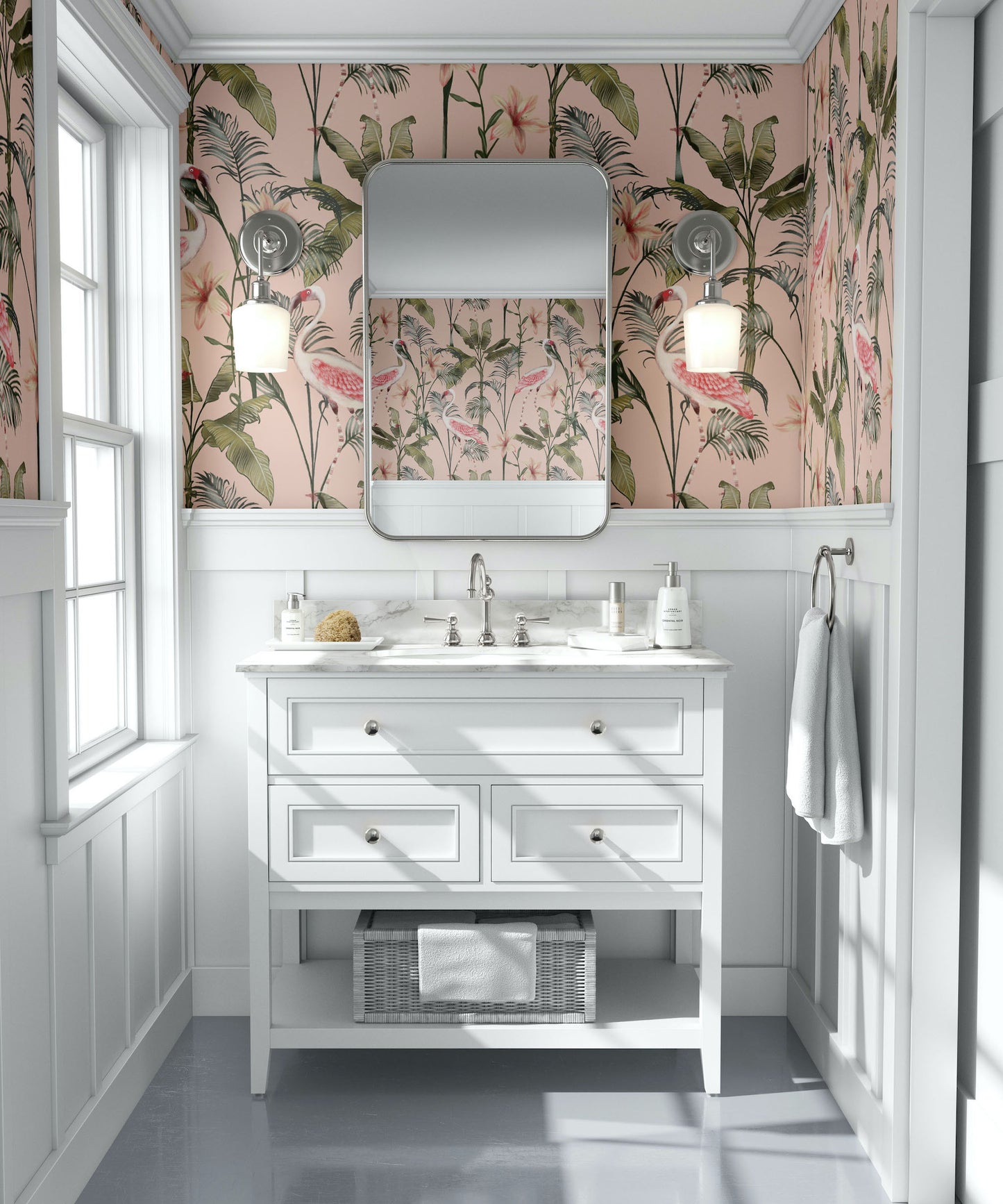 Summer Flamingo | Pre-Pasted Wallpaper