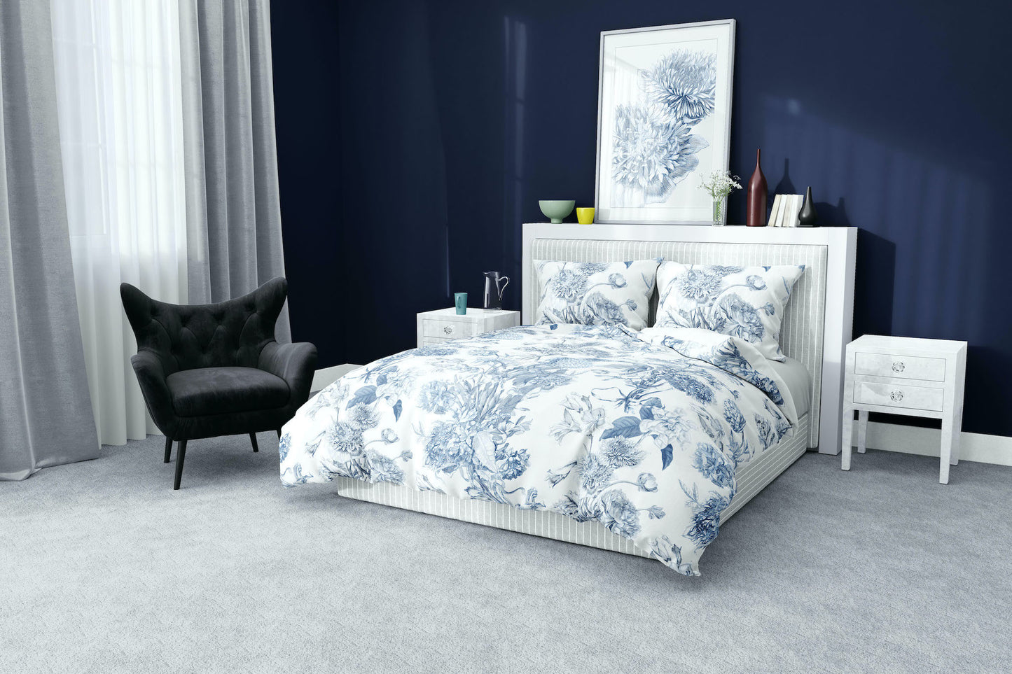 Toile Fleurie | Duvet