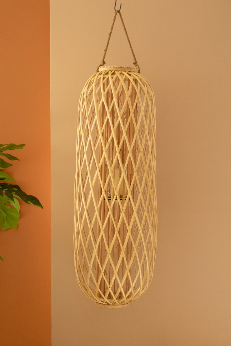 Natural Woven Lanterns, 3 Styles | Willow Lantern Collection