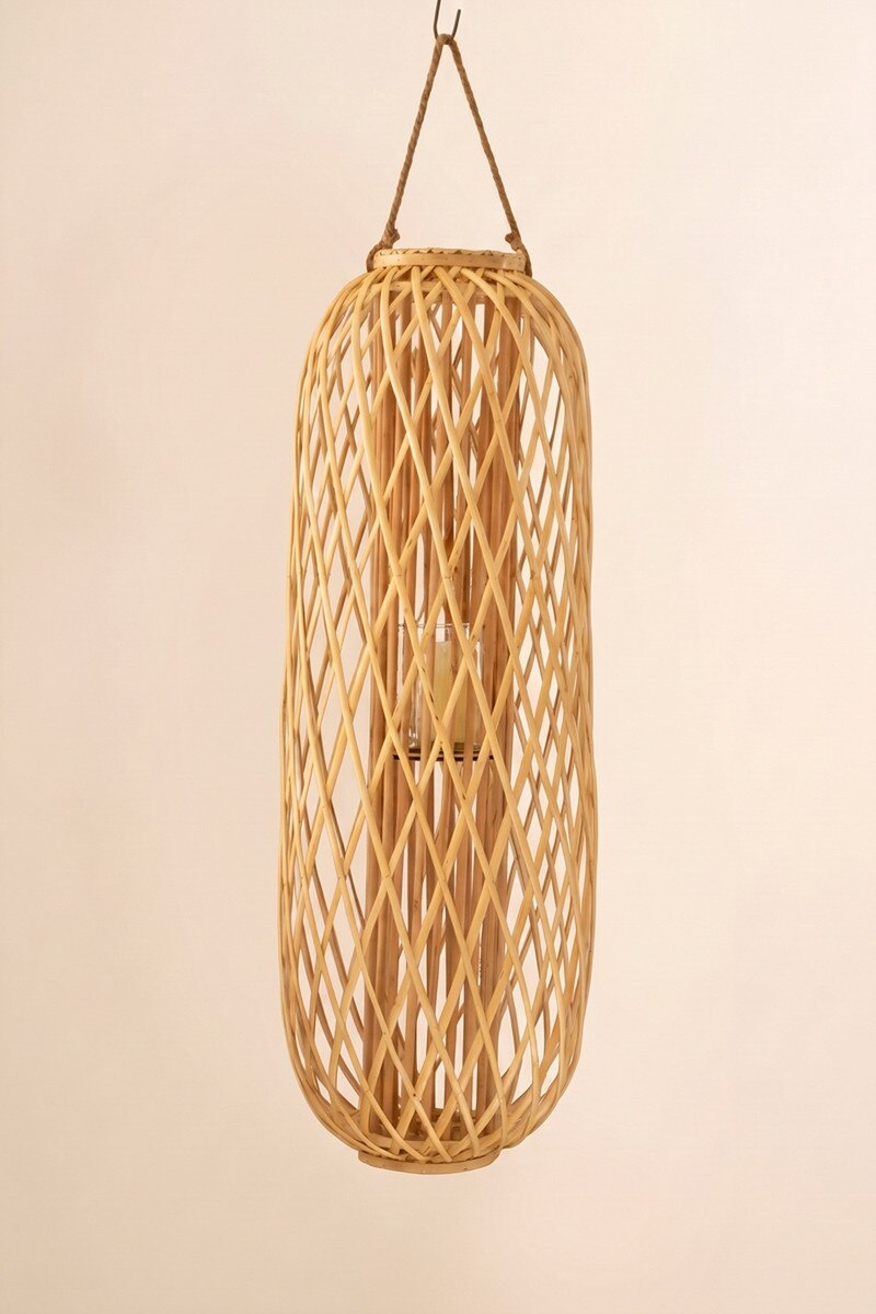 Natural Woven Lanterns, 3 Styles | Willow Lantern Collection