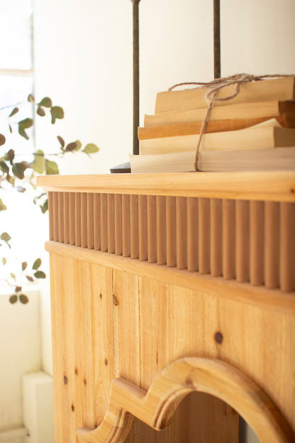Natural Fir Wood Mantel