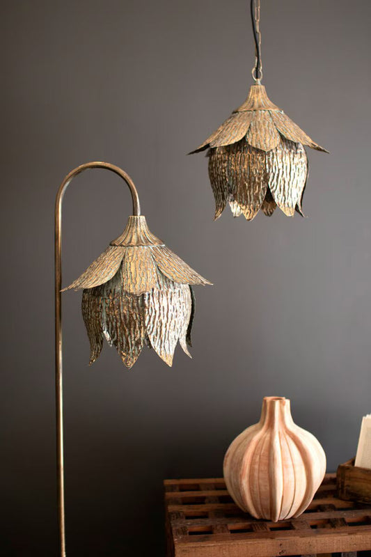 Antique Brass Tulip Lamps | Pendant, Table & Floor Lamps