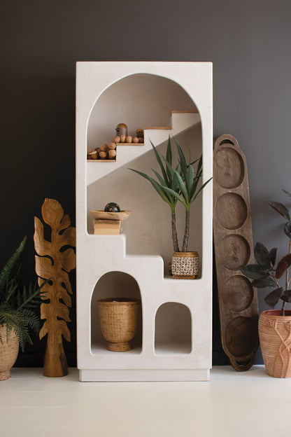 Arched Step-Style Display Shelf