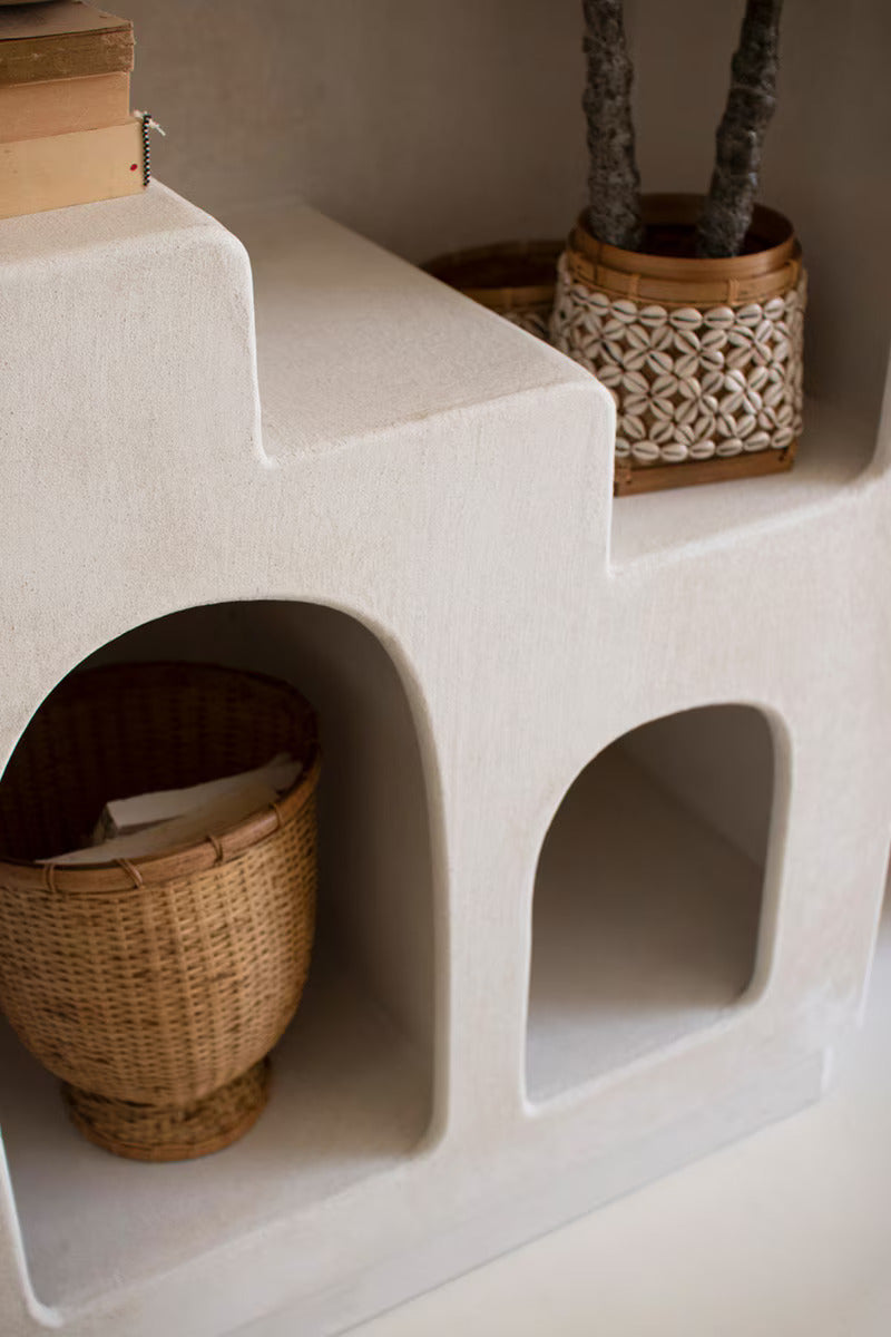 Arched Step-Style Display Shelf