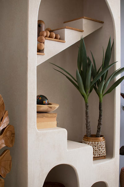 Arched Step-Style Display Shelf