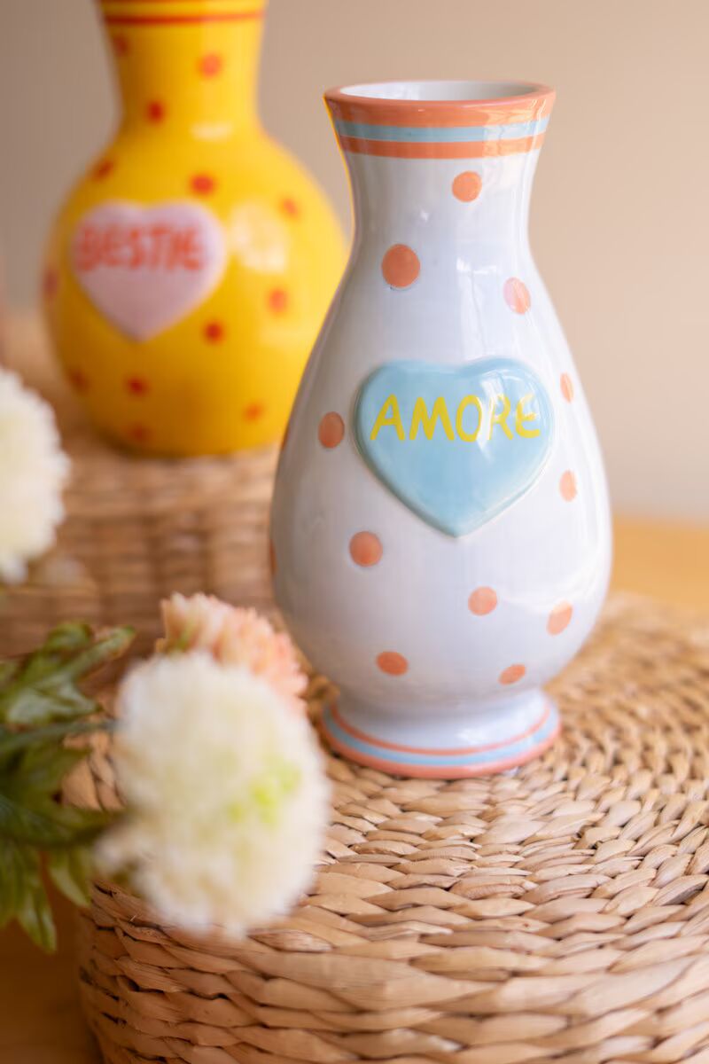 Heart-Shaped Bud Vase Set