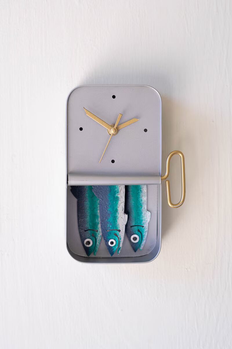 Hand-Painted Wall Clock, 4 Options