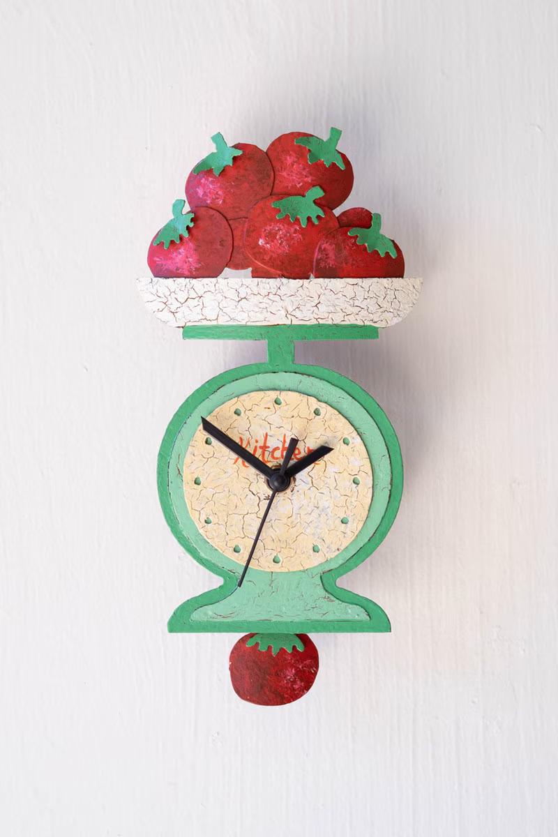 Hand-Painted Wall Clock, 4 Options