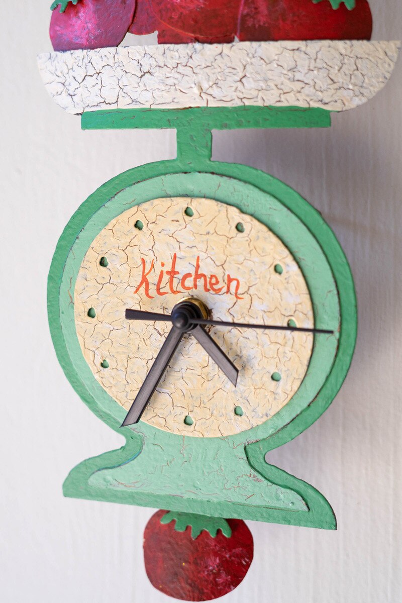 Hand-Painted Wall Clock, 4 Options