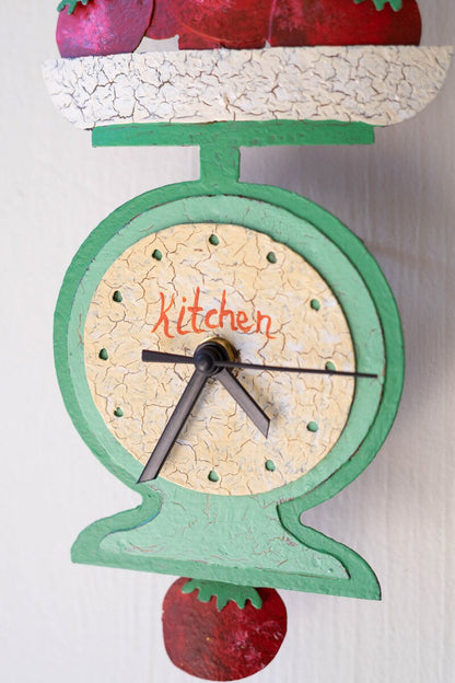 Hand-Painted Wall Clock, 4 Options