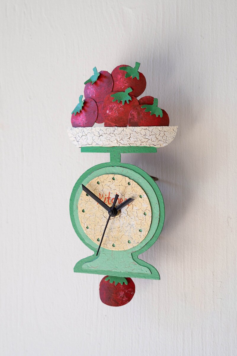 Hand-Painted Wall Clock, 4 Options