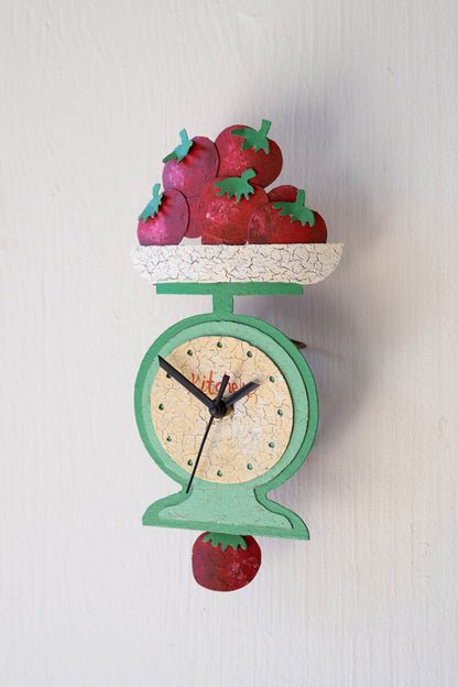 Hand-Painted Wall Clock, 4 Options
