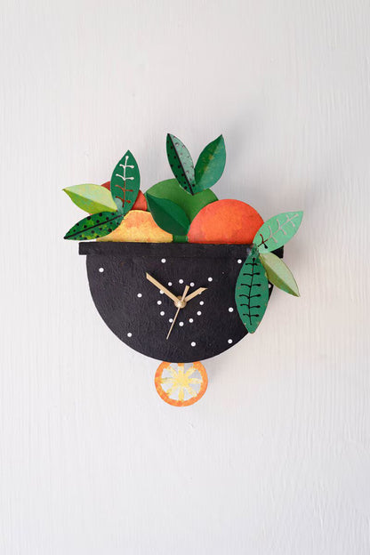 Hand-Painted Wall Clock, 4 Options