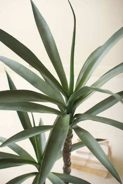 Artificial Green Plant with Faux Terracotta Pot | 45"