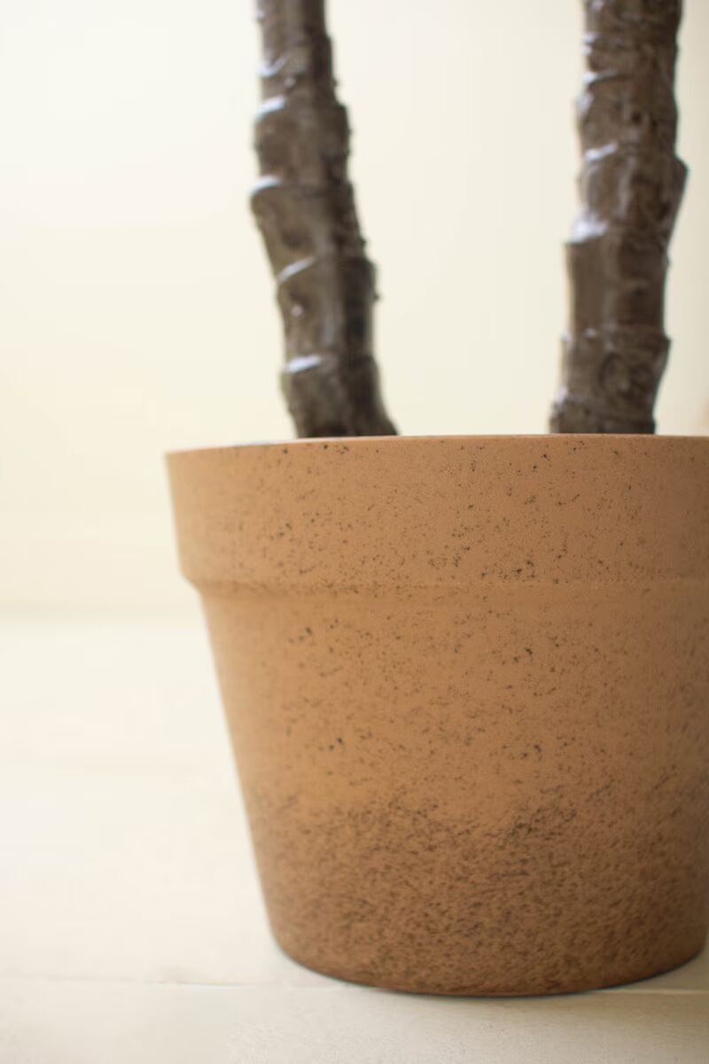 Artificial Green Plant with Faux Terracotta Pot | 45"