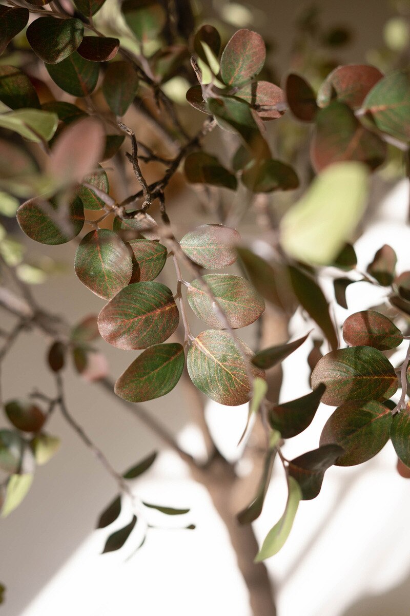 Artificial Crepe Myrtle Tree | 82" Faux Tree in Black Pot