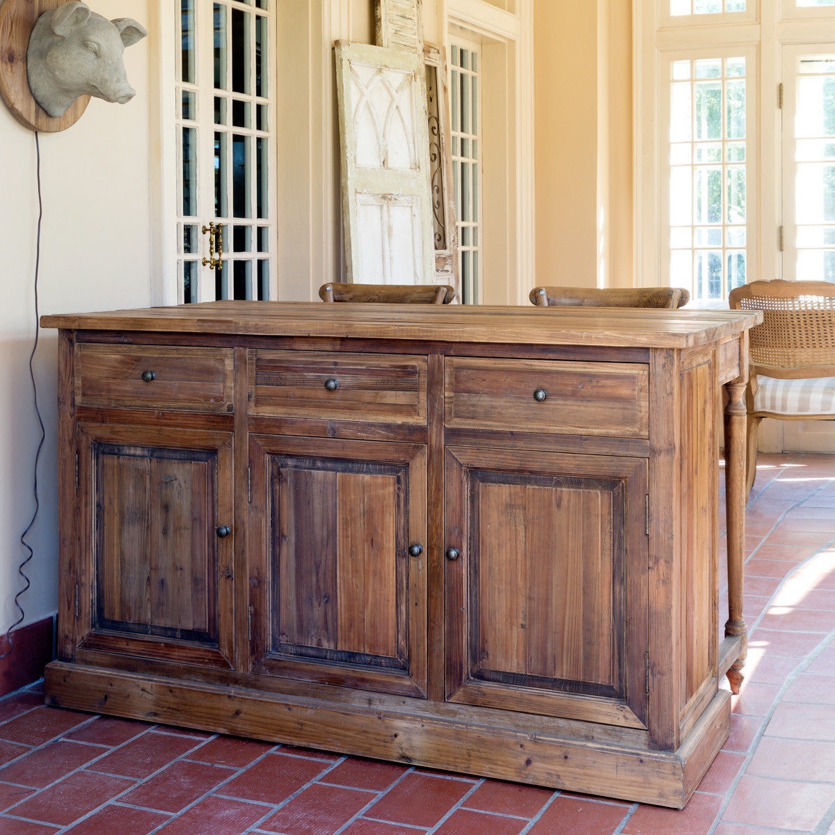 Wooden Kitchen Island