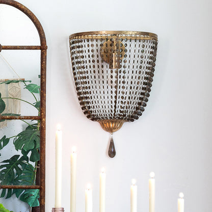 Zelda Beaded Wall Sconce