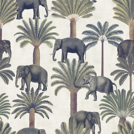 Palm Grove | Luxe Traditional Wallpaper